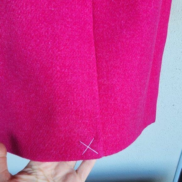 NWT J. Crew Italian Stadium Cloth Nello Gori Wool double breasted coat Sz 8 - Picture 9 of 16